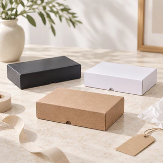 Caixa de Presente R0 19x12x4 Kits de 5 a 25 unidades Cores Lisas Embalagem Lembrancinha Caixa para Presente