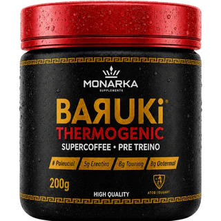 Suplemento Alimentar em Pó - Termogênico Pré-Treino Supercoffee - Baruki - Monarka Supplements