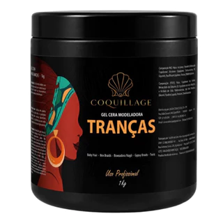 Gel Cera Modelador 1KG Coquillage Para Tranças Profissional