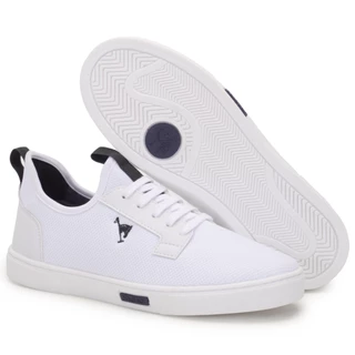 Tênis Casual Masculino Polo Joy Confortavel Leve Calce Facil Amarrar