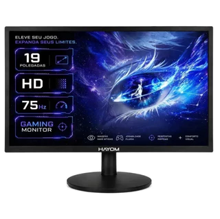 Monitor Hayom "19" Polegadas LED Widescreen HDMI VGA HD Preto