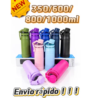 Stainless Steel304Sports Thermal Bottle With Hot&Cold Silicone Protection With Insulation Handle1000ml/800ml/600ml/350ml