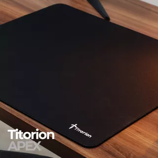 Mouse Pad Gamer Apex Hibrid Profissional 49x42 Preto Branco Vermelho Girl Espada Ergonômico Titorion