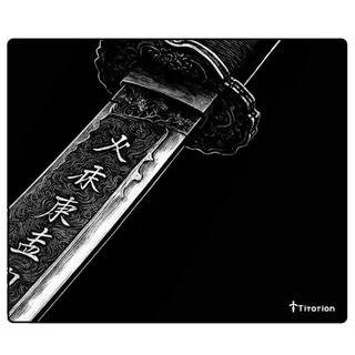 Mousepad Gamer APEX Control Mouse pad Grande 49x42 Mouse Pad Branco Preto Blade Red Girl Titorion