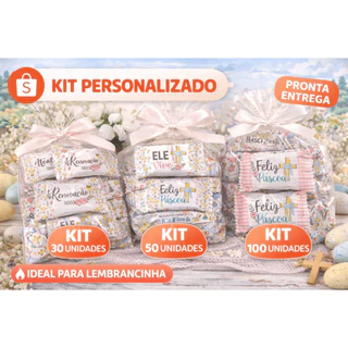 Lembrancinhas de Páscoa/Quaresma Personalizadas 30, 50 ou 100 Unidades | Balas para eventos em Igrejas/Festas e empresas em Oferta na Shopee
