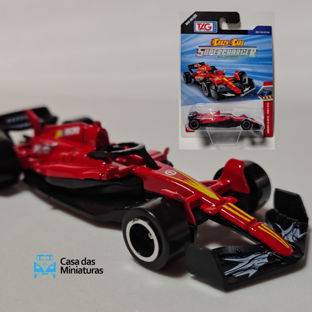 MINIATURAS CRAZY CARS (TAG TOYS) MODELO FORMULA E DIVERSAS CORES