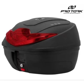 Baú Bauleto 35L Pro Tork Smart Box C/ Kit Fixação Base Universal Moto Motoboy Qualidade Premium