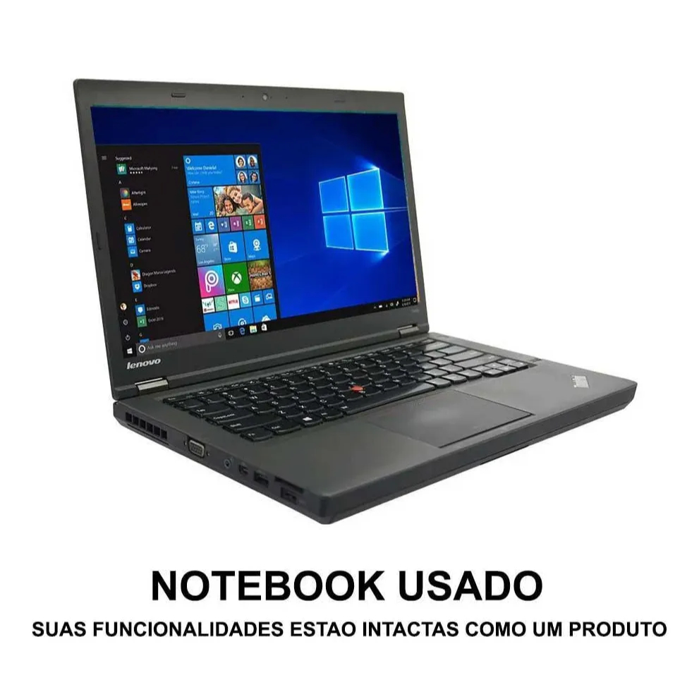 Notebook Lenovo Thinkpad T440p Core I5 4ª 8gb Ssd 240gb Wifi