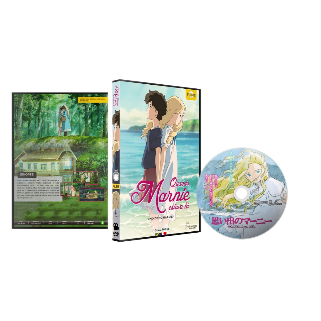 Dvd As Memórias De Marnie (2014) Dual Áudio Hd Studio Ghibli