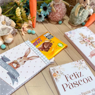 Caixa para Barra de Chocolate – Lembrancinha de Páscoa em Oferta na Shopee