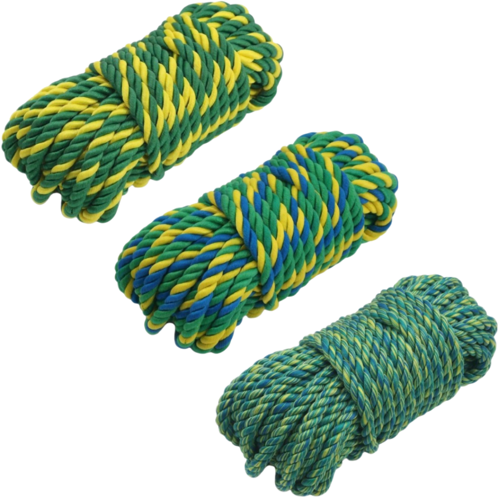 Corda/Cordão 12mm (5 Metros) São Francisco Copa Verde Amarelo Azul em Oferta na Shopee