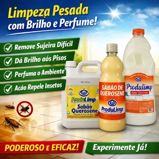 Limpador Sabão Querosene Limpa Brilha Pisos Perfuma Limpeza Pesada Concentrado Açâo Repelente em Oferta na Shopee