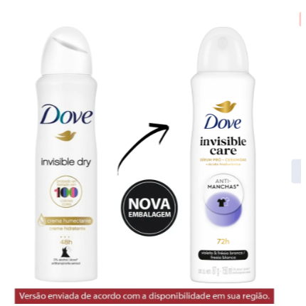 Product image Dove Invisible Dry Antiperspirant Deodorant Aerosol 150ml 1