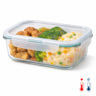 Kit Potes Herméticos Marmita de Vidro 630ml 1 a 5 Unidades - P/ Forno e Microondas