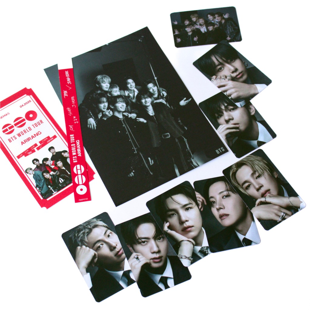 KIT Fanmade BTS Arirang World Tour - Cinema BTS Ingresso | Shopee