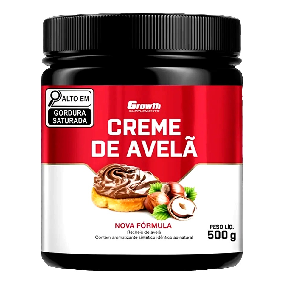 Creme de Avelã - 500g - 100% Original Fit Reduzido em Açúcar Doce ...