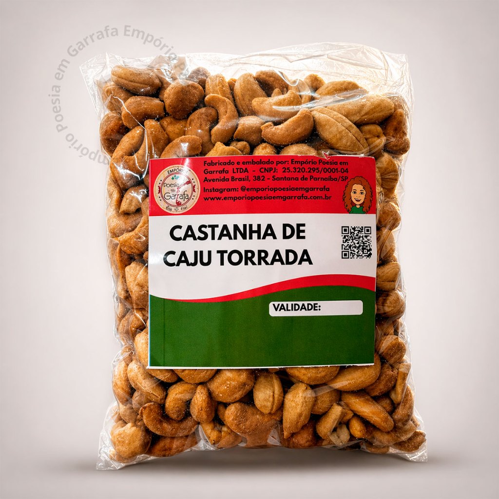 Castanha de Caju W1 Torrada Inteira com ou sem sal Premium 500g ...