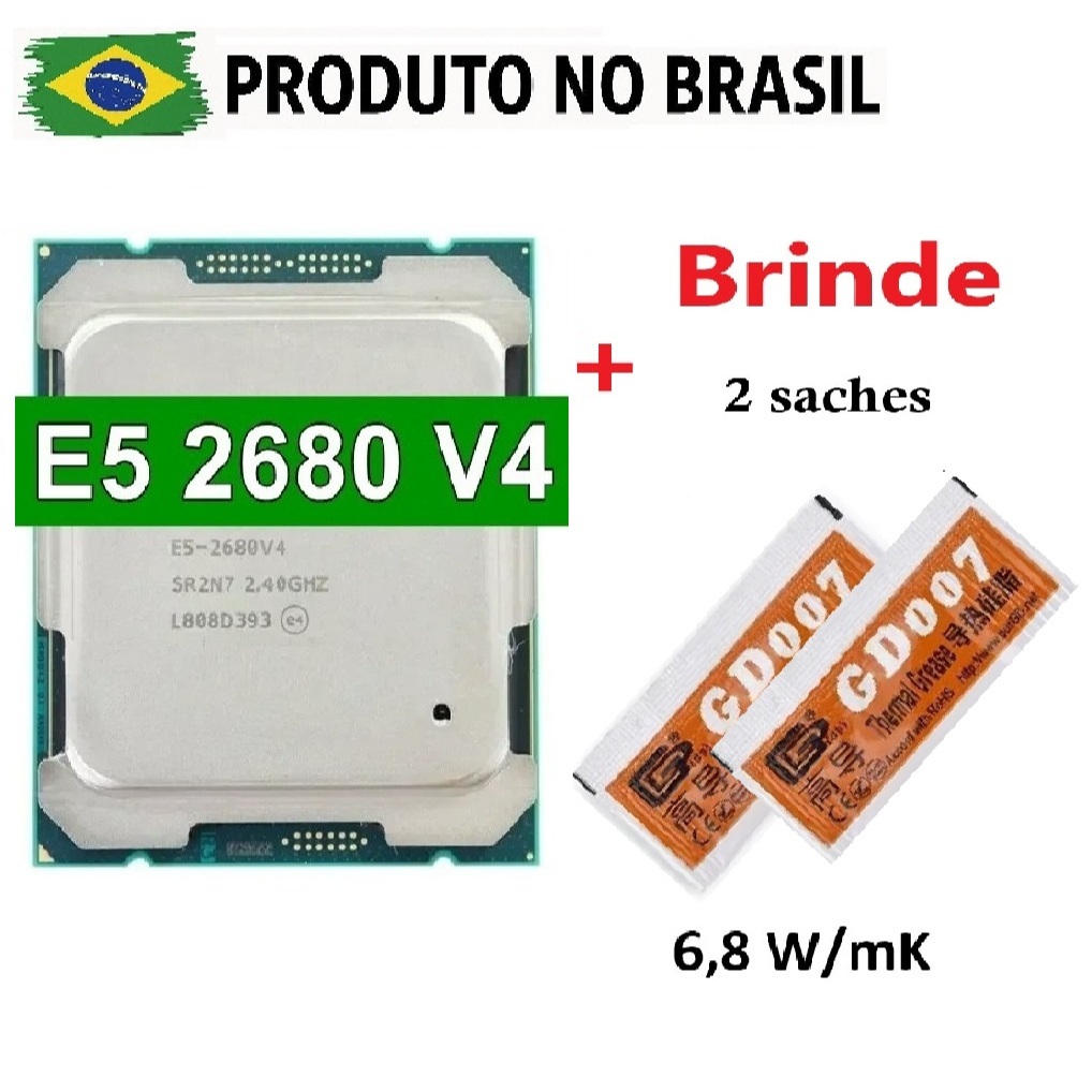 Processador Intel Xeon E5 2680 v4 - 14 núcleos - 28 threads – 2,4