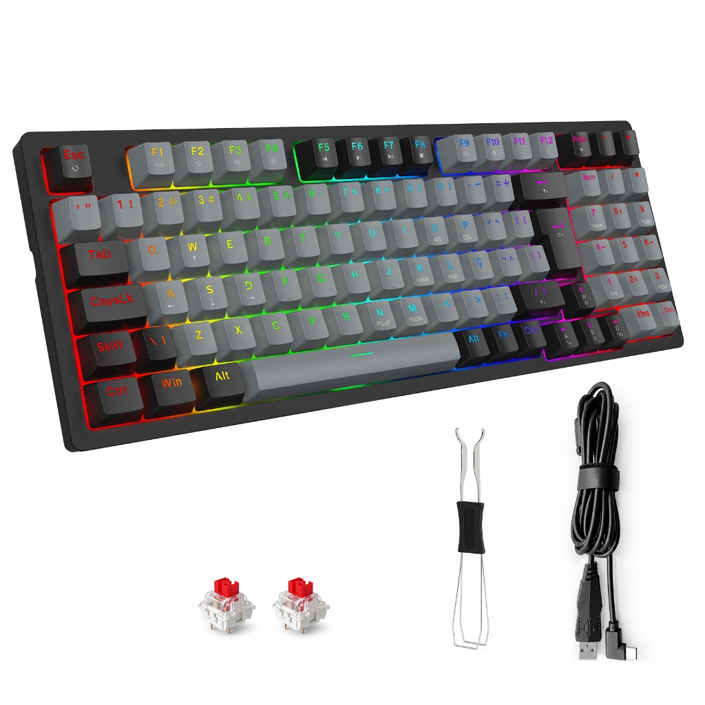 switch cinza teclado em Promoção na Shopee Brasil 2026