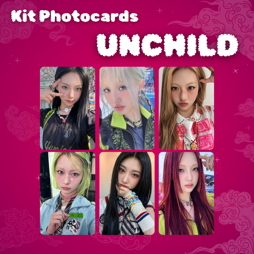ILAND2 POPUPカフェ 限定 特典 トレカ イェウン UNCHILD Photocards UNCHILD Selca Kpop Tina Yeeun Heekie Ako Evon Haeun