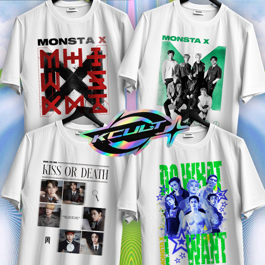 CONNECT X ソウルMDT-SHIRT Camiseta Unissex MONSTA X 'Do What I Want' 'The Code' 'The Connect