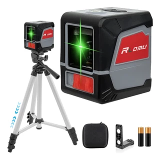 Nível a laser 2 linhas verde + Tripé Alcance de 20 m