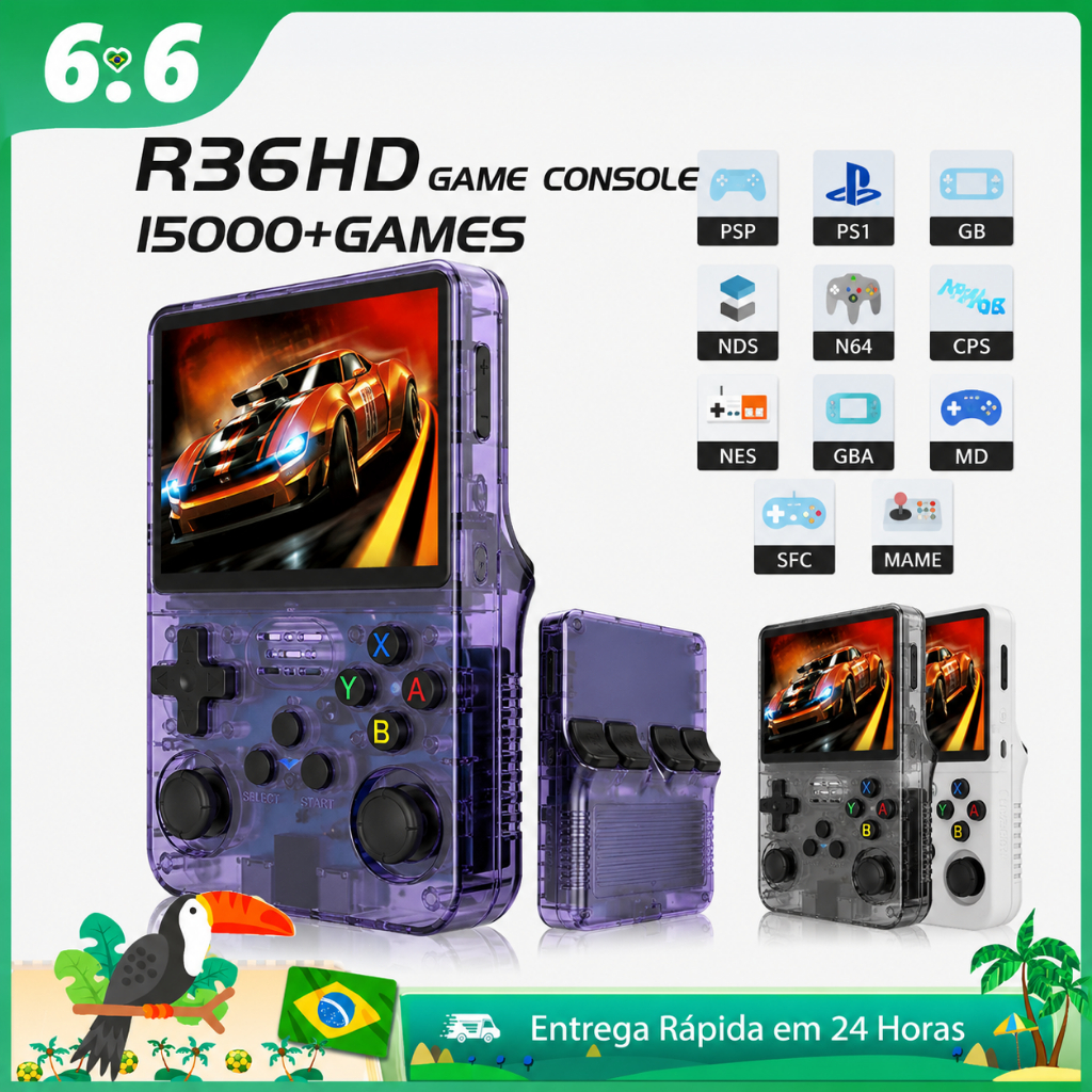 Anbernic Rg353v em Promoção na Shopee Brasil 2026