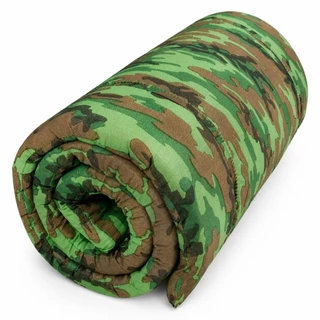 Colchonete Adventure Camping Acampamento Solteiro 190x60cm Camuflado
