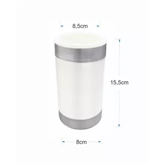 Porta Latão Cerveja 473ml Kit 6 Alumínio copo Térmico C/ Isopor