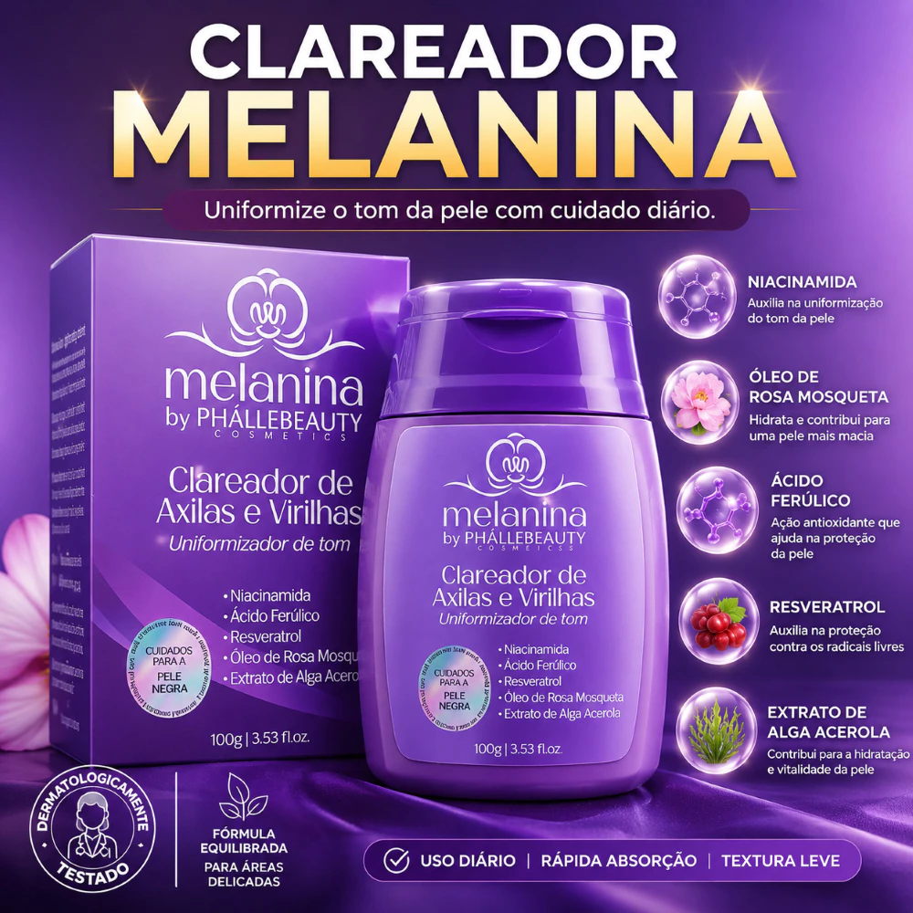 Creme Clareador Melanina PhálleBeauty — detalhe 5