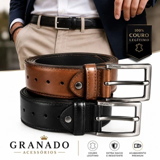 Cinto Masculino Social Couro Legítimo Premium Extra Macio