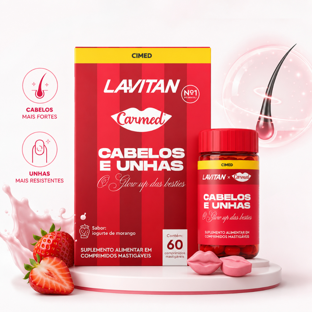 Lavitan Carmed Cabelos E Unhas 60cps