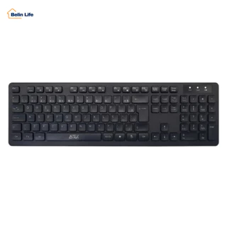 Teclado Sem Fio Aitek ATE-W11 ABNT2 Wireless 2.4GHz PC Notebook