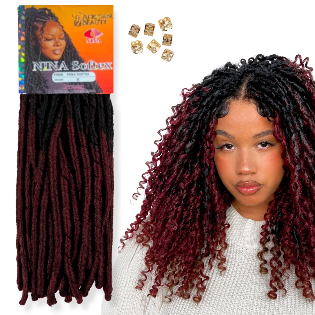 Cabelo Nina Softex Fibra Japonesa Kanekalon 100g African beauty