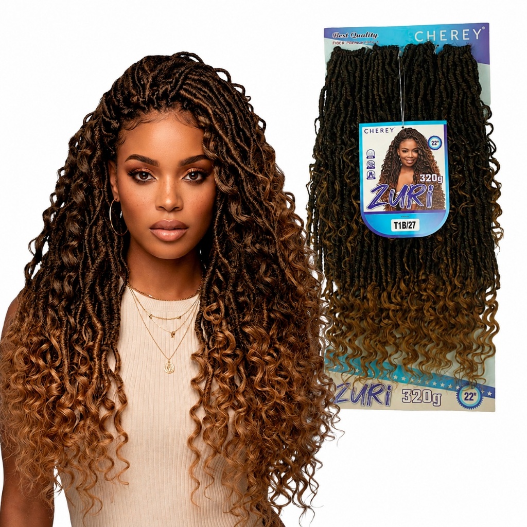Cabelo Sintético Crochet Braid Zuri 320g Cherey | Shopee Brasil