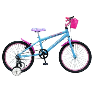 Bicicleta Aro 20 infantil Menina KRS - Com Rodinhas
