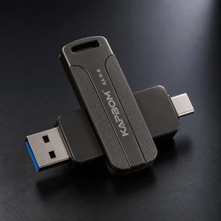 Pendrive 8GB Kapbom KA-R-8 USB 3.0 + Tipo-C 140MB/s Metal OTG Para Notebook Celular Android