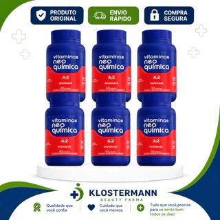 Kit 6 Suplemento Vitamina A-Z 60 Cpr - Neo Química