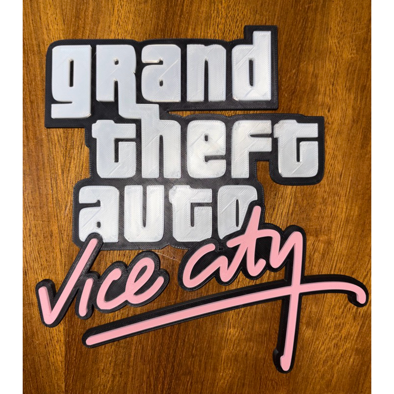 Placa Quadro Decorativo de Parede GTA Vice City Retrô PS2 / GTA VI – Decoração Gamer — imagem 3