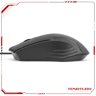 Mouse Gamer Óptico LehMox LEY-1513 USB com Fio Preto para Computador PC Notebook