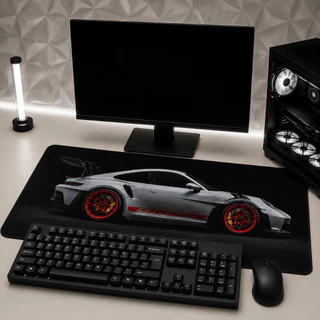 Mouse Pad Gamer Alta Precisão Antiderrapante Grande Base Emborrachada para Teclado e Mouse