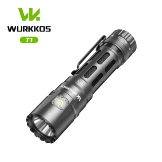 Novo Lançamento À Prova De Quebra-Cabeçawurkkos T1 5500lm Lanterna Tática Com Luz Lateral Multicolorida Interruptor