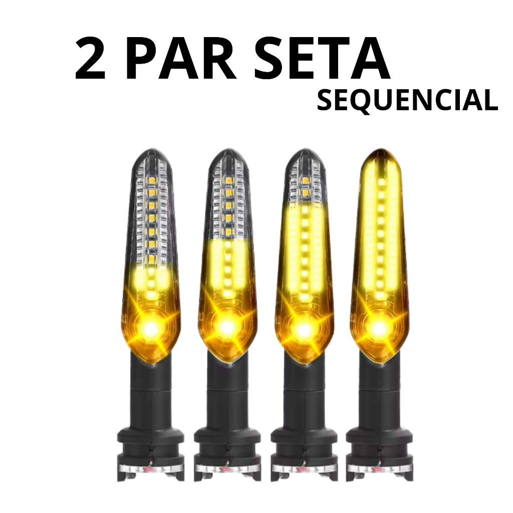 Pisca Led Seta Sequencial Mt03 Mt07 Mt09 Fz150 Fz250 | Shopee Brasil