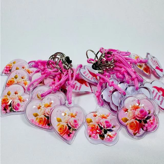 Chaveiro Flor Coração Mulher Virtuosa Kit com 12 unidades em Oferta na Shopee