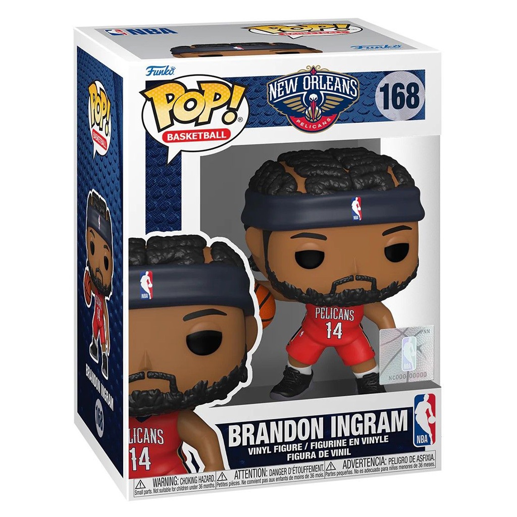 Funko Pop! Brandon Ingram サイン入り フィギュア FUNKO POP BASKETBALL NBA - BRANDOM INGRAM 168 NOVO ORIGINAL
