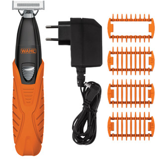 Wahl Aparador de Pelos e Barba Trim Ninja Single Laranja Com Lâmina de Longa Duração e Auto fiável