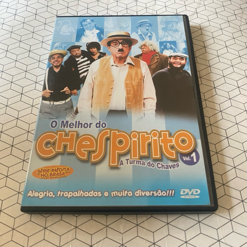 Dvd original O melhor do Chespirito vol.1 a turma do Chaves