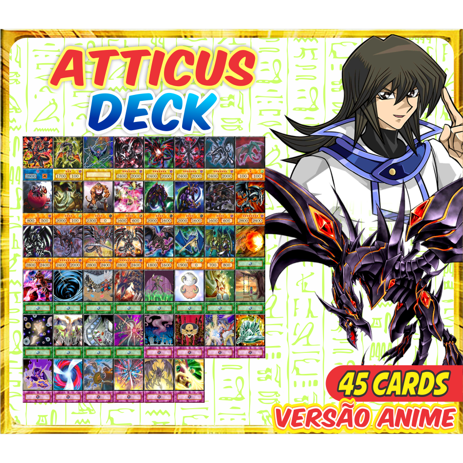 atticus yugioh deck NorthBlue Atticus Rhod. Yugioh Orica Anime Style 40 Cards Deck #084 :  Amazon.nl: Toys & Games main image 1