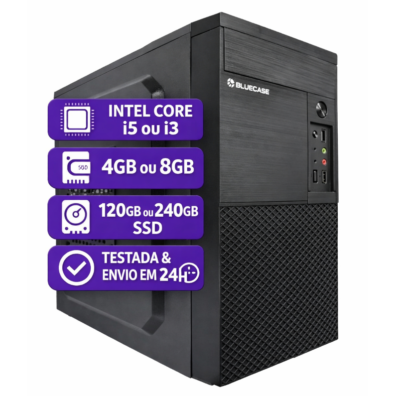 Computador Office para trabalho e estudos PC/Cpu PROCESSADOR i5 OU I3 ...