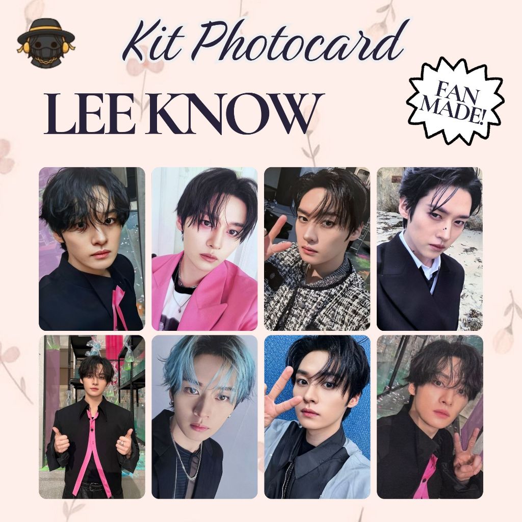 Photocard LEE KNOW - Do It - Frente e Verso - Stray Kids SKZOO SKZ
